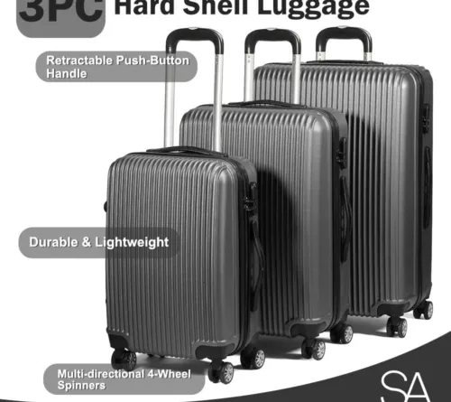 Lightweight Large Suitcase Set ABS Luggage Set with Cabin and Hold Luggage