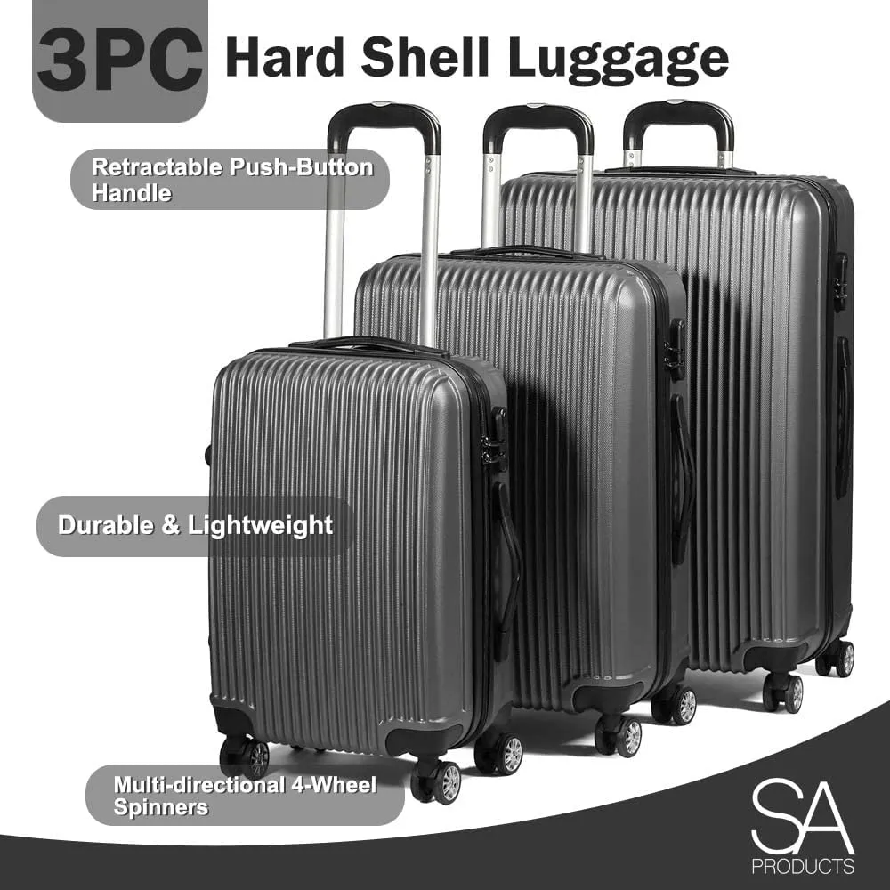 Lightweight Large Suitcase Set ABS Luggage Set with Cabin and Hold Luggage