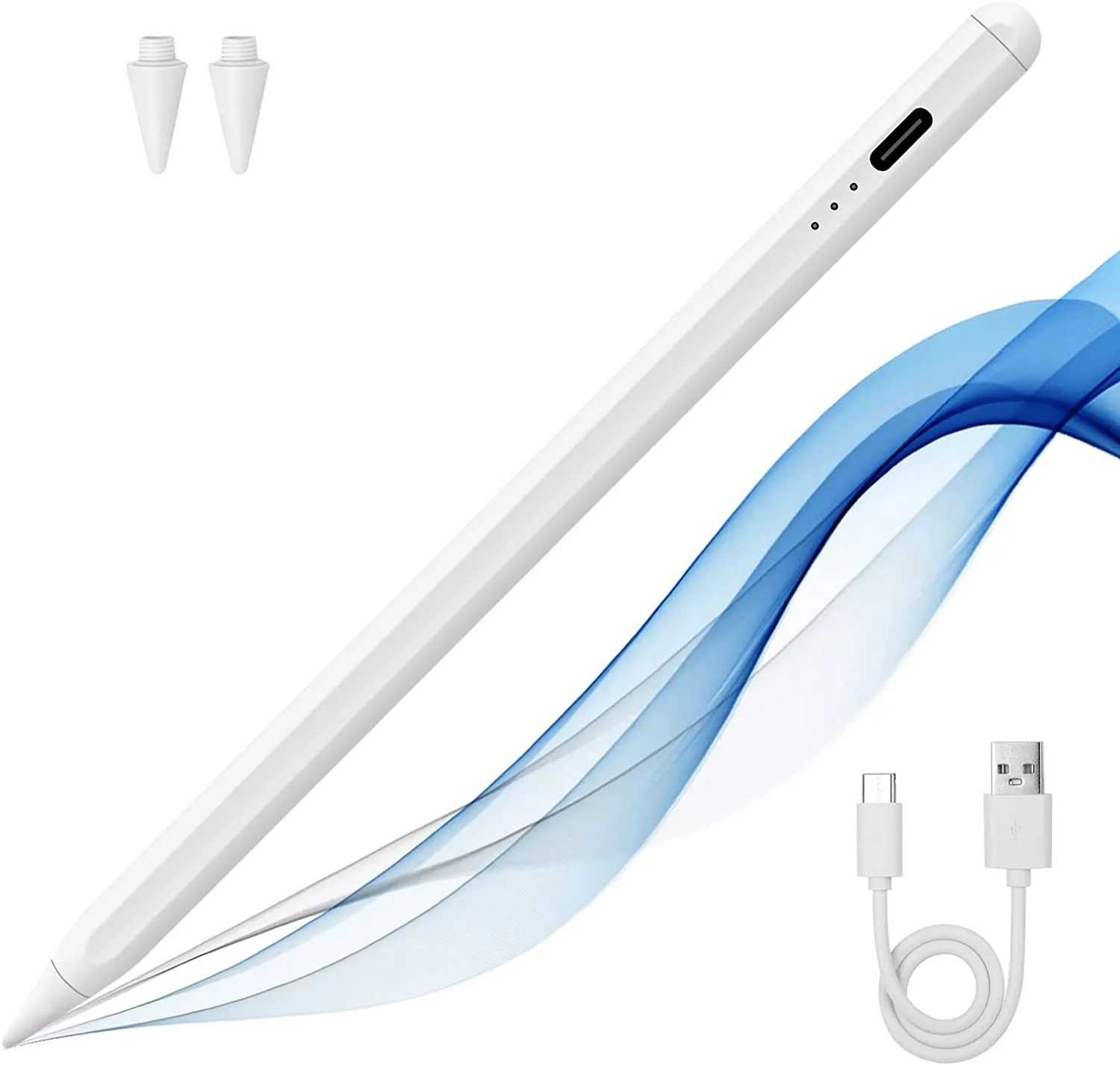 Stylus Pen for Apple iPad with Palm Rejection Tilt Sensitivity