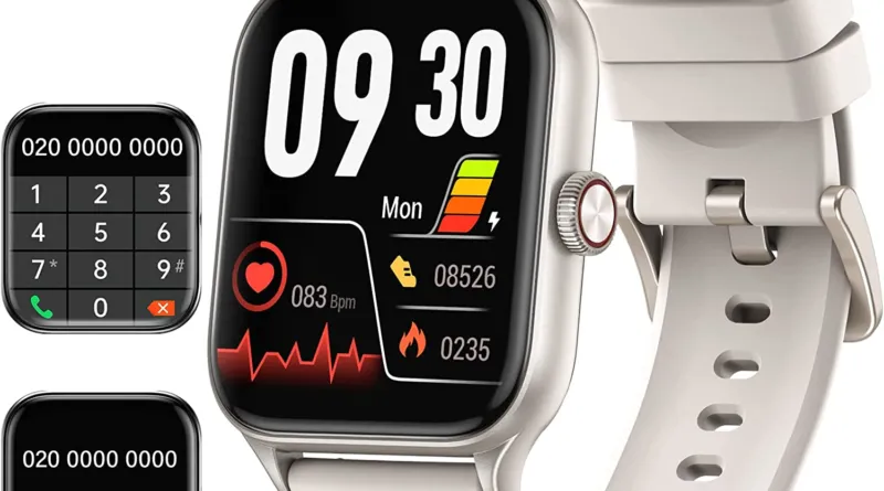 Fitness Watch for Women and Men with Pedometer and Heart Rate