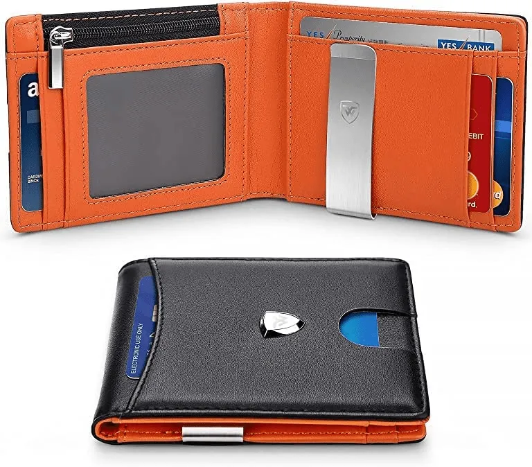 Wallet for Mens Slim RFID Blocking