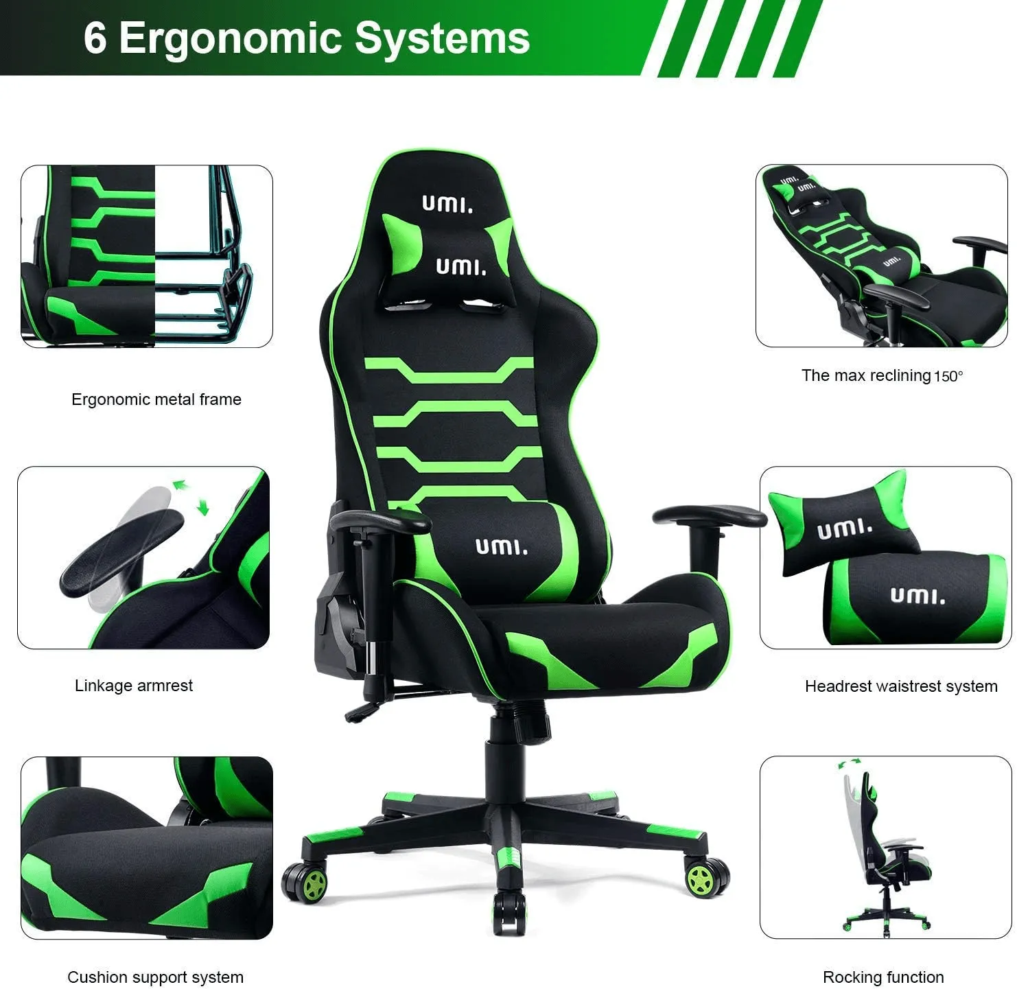 Ergonomic Gaming Chair Office Desk Computer