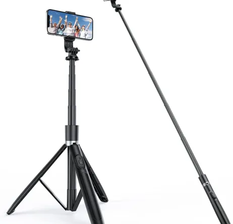 Sturdy Phone Tripod Stand with Wireless Remote