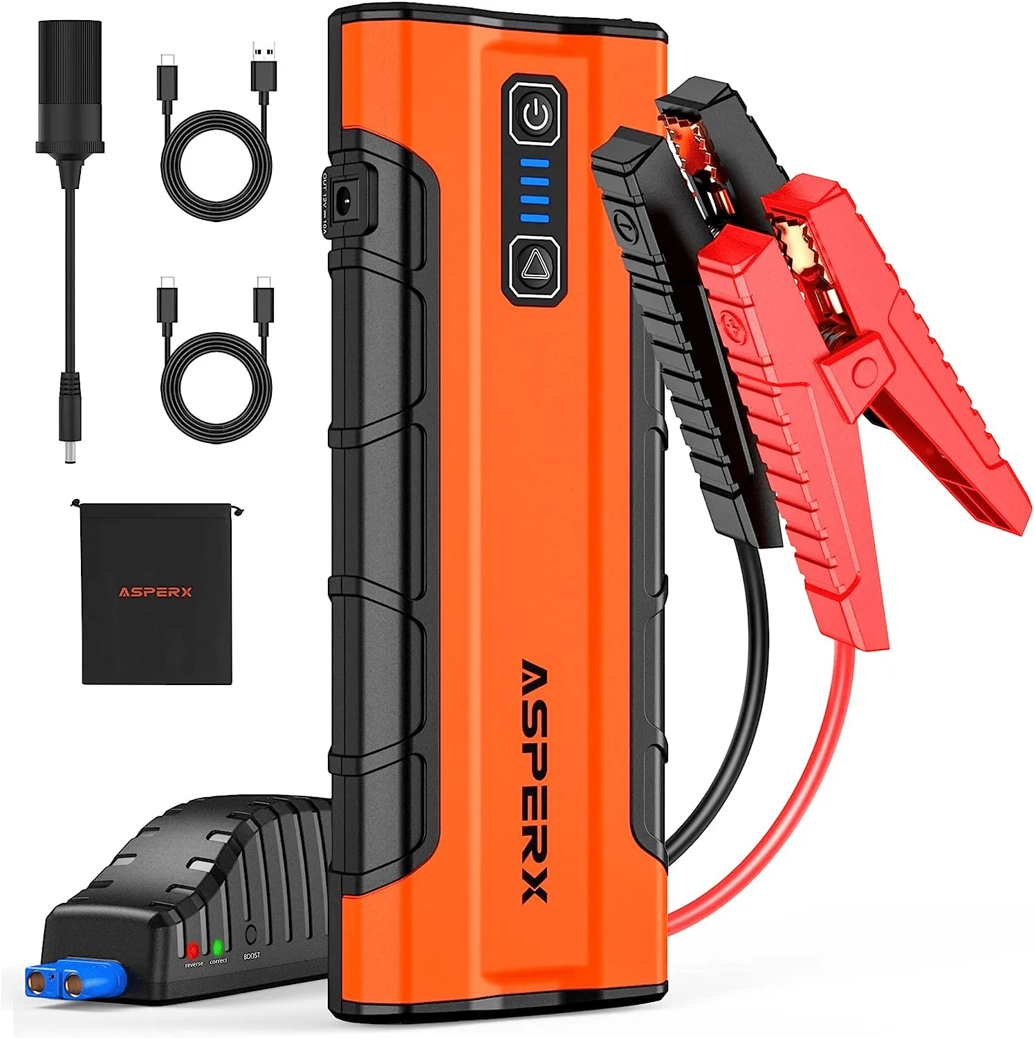 Car Jump Starter Power Bank with Flashlight