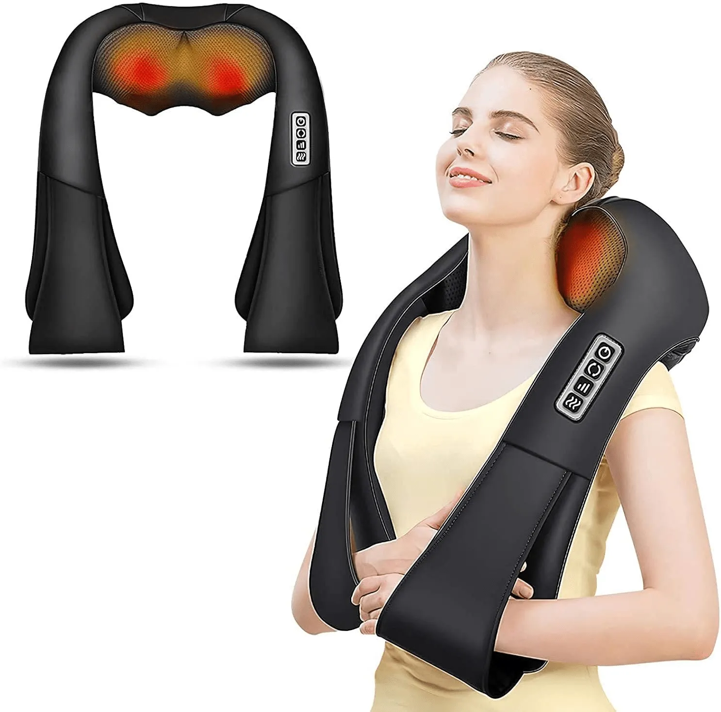 Neck Back and Shoulder Massager with Heat