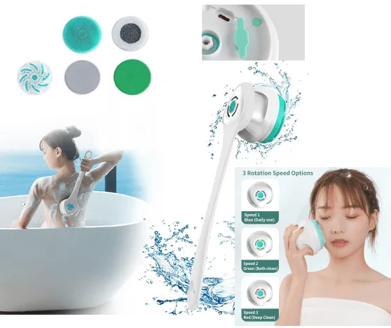 Electric Body and Face Exfoliating Brush