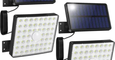 Waterproof Solar Powered Outdoor Lights with Motion Sensor