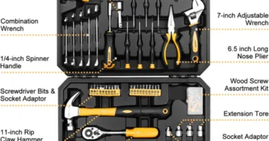 Home Repair DIY Tools Basic Hand Toolbox Set