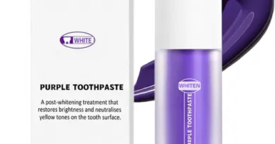 Purple Toothpaste for Teeth Whitening