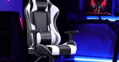Ergonomic Chair with Cushion and Reclining Back Support