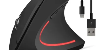 Rechargable Vertical Mouse Wireless for Laptop e PC