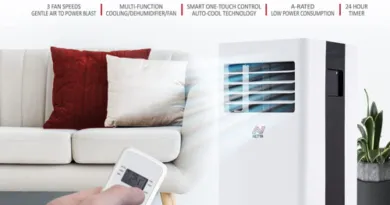 Portable Air Conditioner and Dehumidifier Cooling Fan with Remote Control