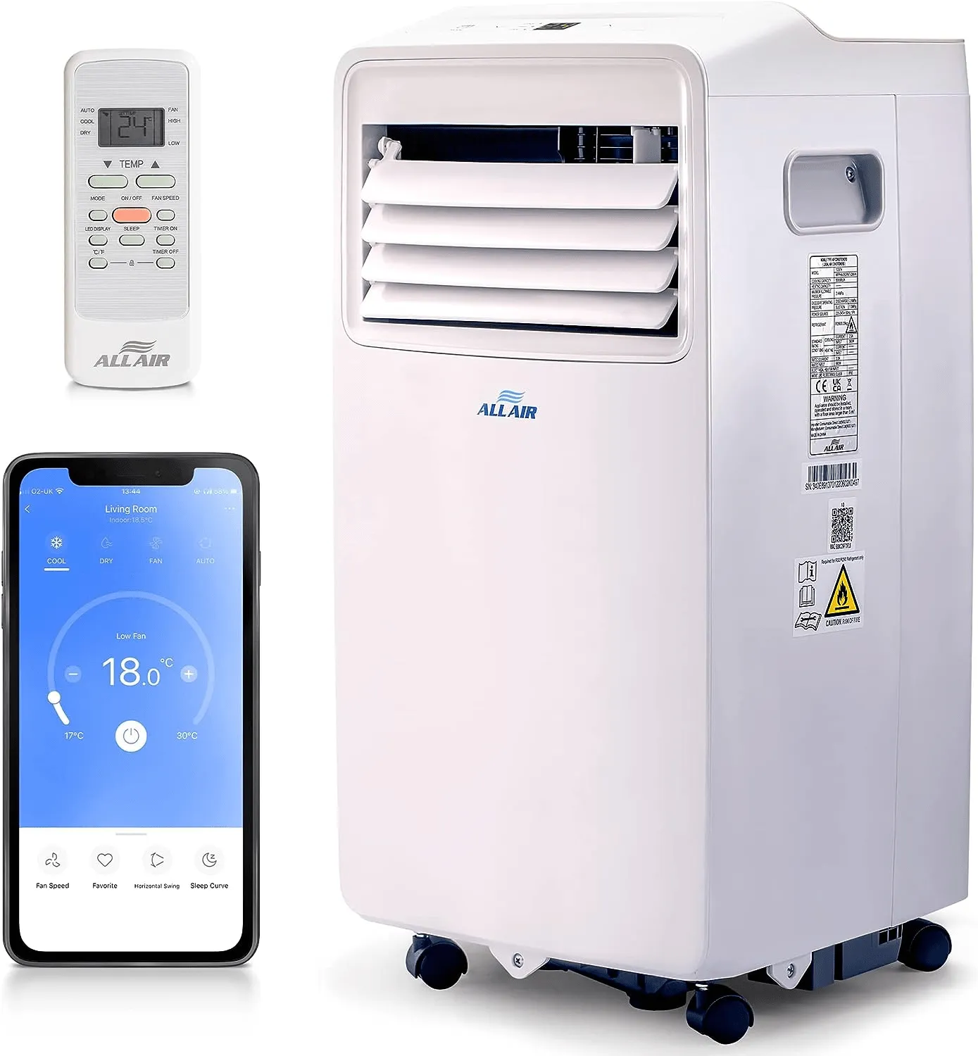 Portable Air Conditioner Dehumidifier and Cooling Fan