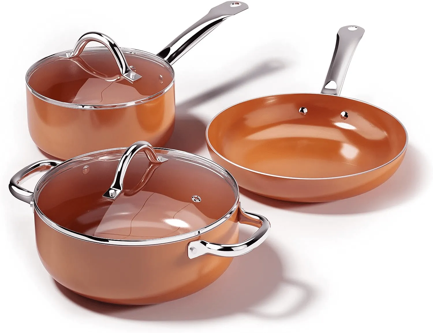 Nonstick Cookware Induction Pan and Pot Set