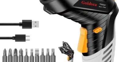 Electric Screwdrivers Cordless Handle with Rechargeable Lithium-Ion Battery and LED