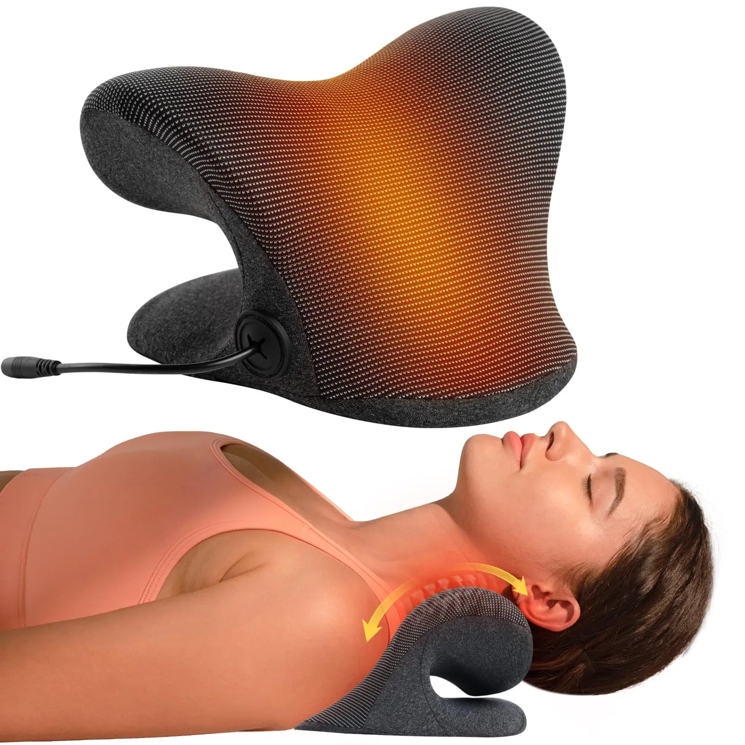 Heated Neck Stretcher for Pain Relief