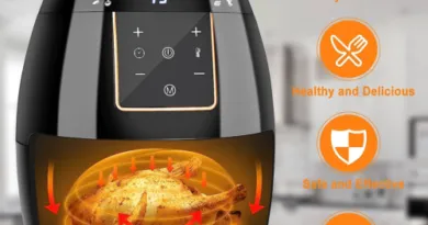 Family Air Fryer with Digital Onetouch Screen Timer and Temperature Control