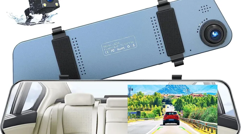 Mirror Dash Cam for Cars Rear View Mirror Camera