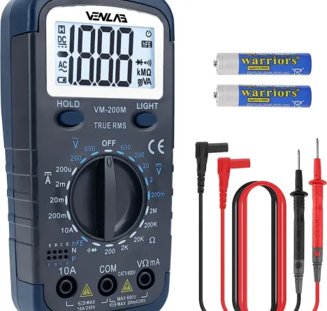 Digital Multimeter Portable Voltmeter Ampmeter Ohmmeter