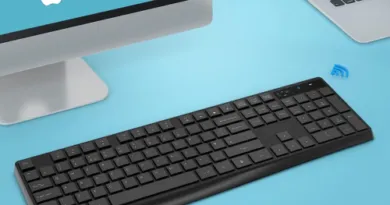 Full Size Wireless Keyboard with Numeric Keypad