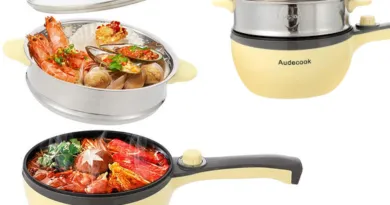 Electric Hot Pot Mini Non-Stick Frying Pan