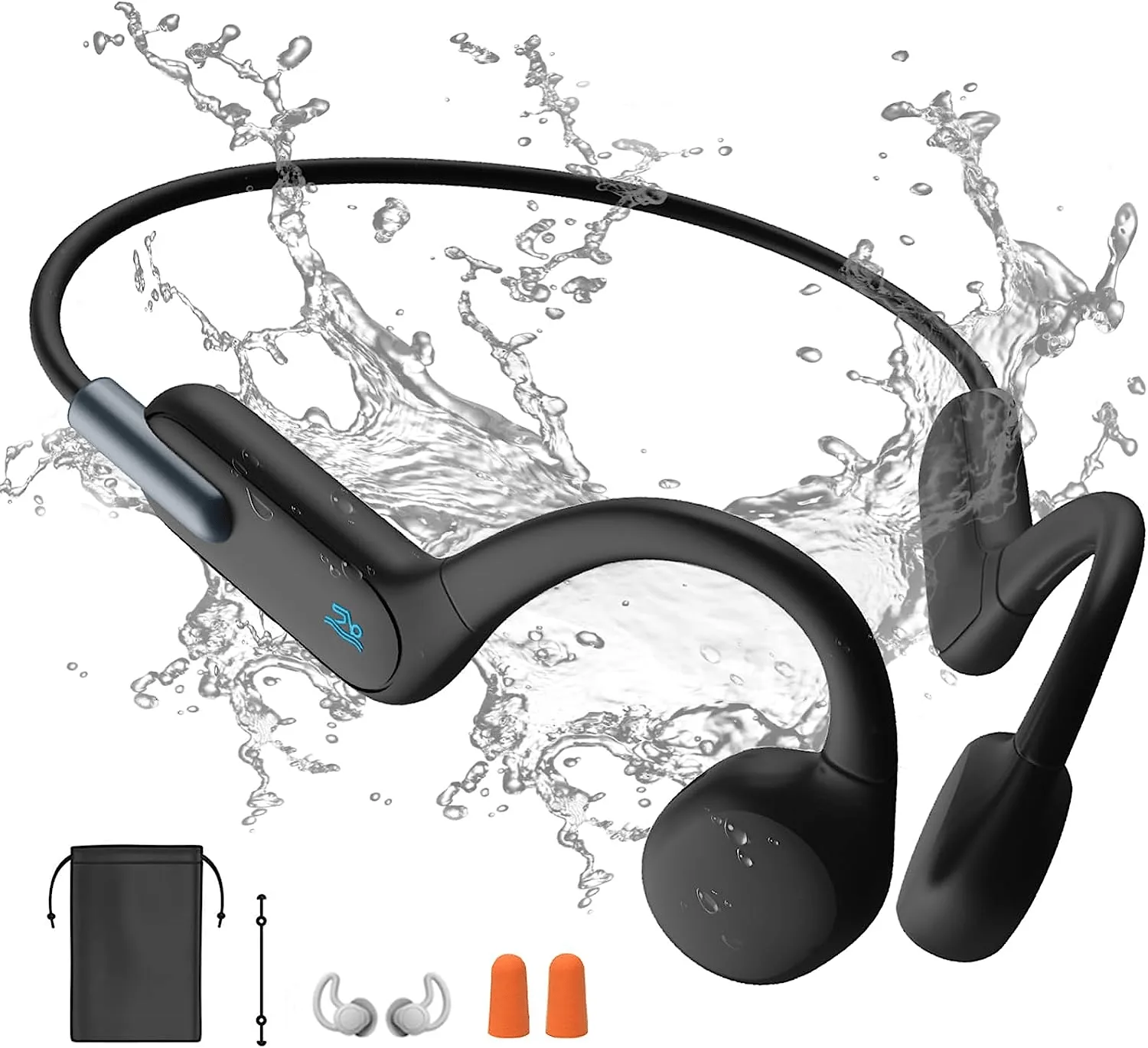 Waterproof Bone Conduction Bluetooth Headphones