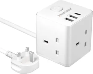 Power Strip Extension Lead with USB Slots