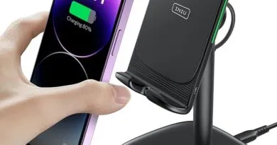 Wireless Fast Charger Phone Stand Desk Holder