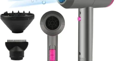 Professional Ionic Hairdryer with Powerful AC Motor Quick Drying