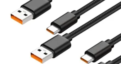 USB C 3 Pack 2M 3A Fast Charger Cable