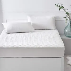 Waterproof Fiber Padded Mattress Protector Anti Mite Bed