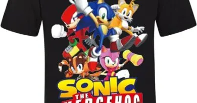Sonic The Hedgehog Cotton T-Shirt for Youth Kids Boys