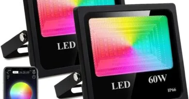 RGB LED Flood Lights Outdoor with Spike Color Changing