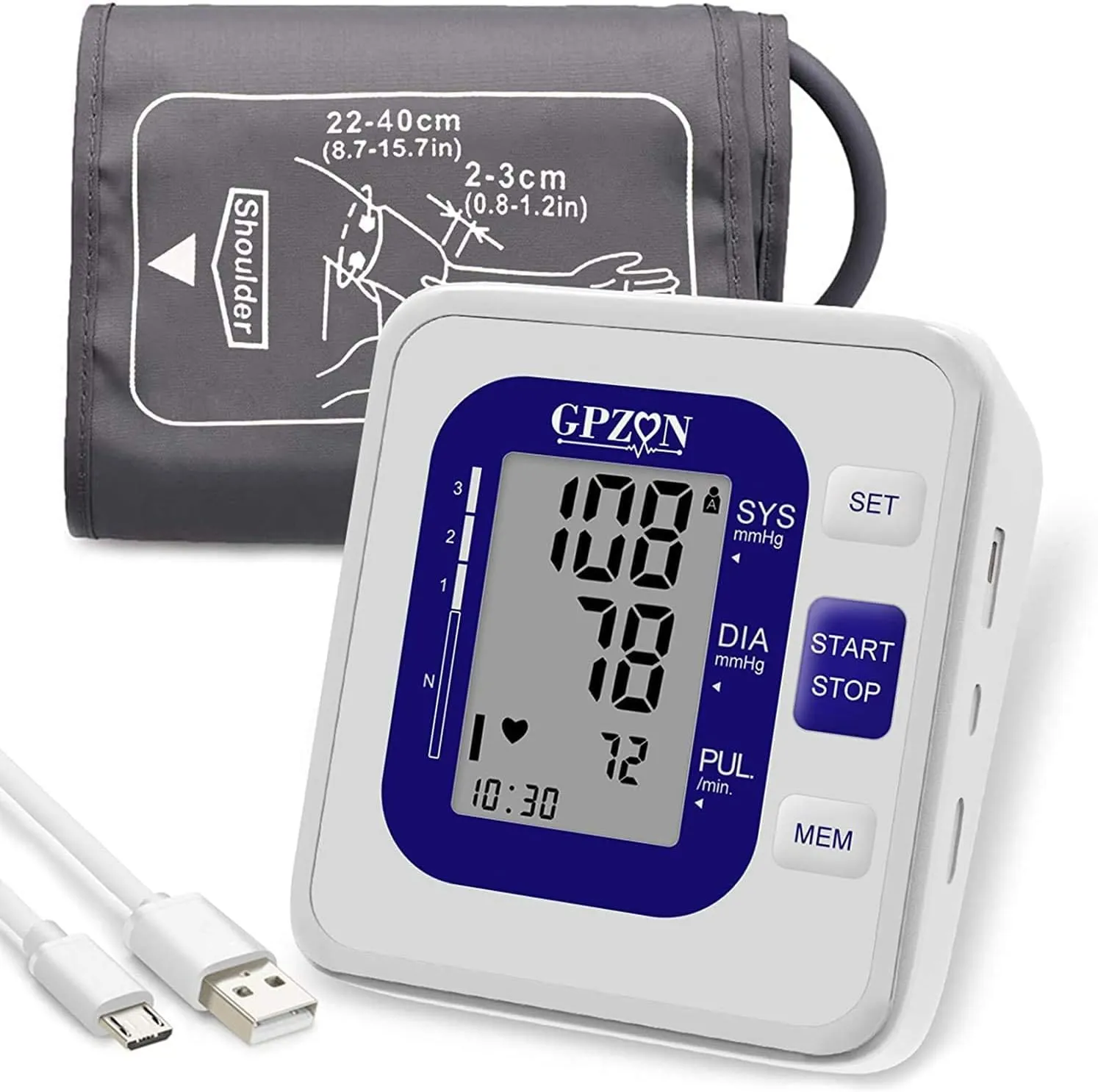 Blood Pressure Accurate Digital BP Monitor 