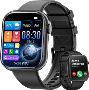 Fitness Smart Watch with Heart Rate Blood Oxygen Sleep Monitor