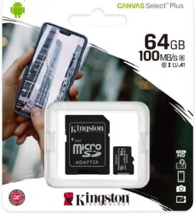 Kingston Canvas Select Plus microSD Card 64 GB