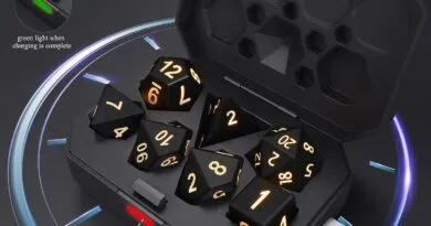 Dice Set for Dungeon and Dragons Rechargeable Luminous