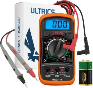 Digital Multimeter Voltmeter Ampmeter Ohmmeter Circuit Checker with Backlight