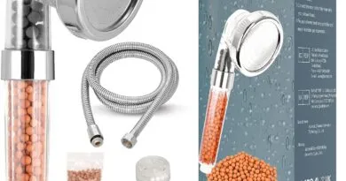 Ionic Shower Head Handheld Increase Pressure Water Saving with Hose