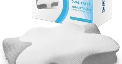 Cervical Pillow for Neck Pain with a Dual Core Memory Foam