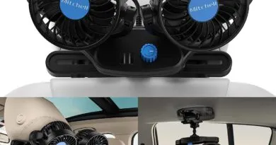 Rear Seat Dual Head Car Auto Cooling Air Fan