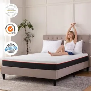 Double Memory Foam Mattress with Breathable Fabric