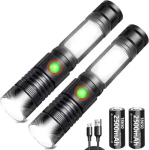 Led Magnetic Torches Rechargeable Super Bright Tactical Flashlight