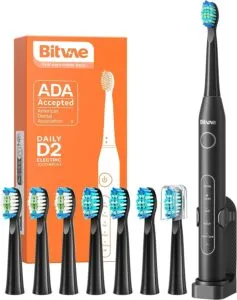 Ultrasonic Electric Rechargeable Toothbrush for Adults and Kids