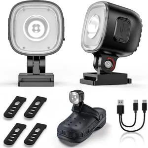 Adjustable Headlights for Crocs Lights USB Rechargeable