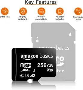 Amazon Basics MicroSDXC with SD Adapter