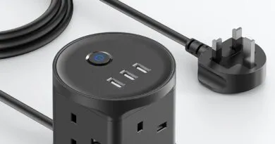 Cube Extension Lead with USB and Switch