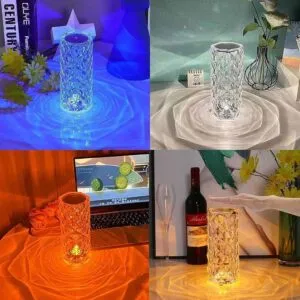 Crystal Diamond Lamp 16 Colors USB Charging Touch Lamp