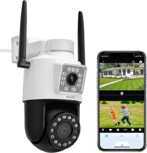 Security Camera WiFi Outdoor Dual Camera