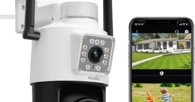 Security Camera WiFi Outdoor Dual Camera